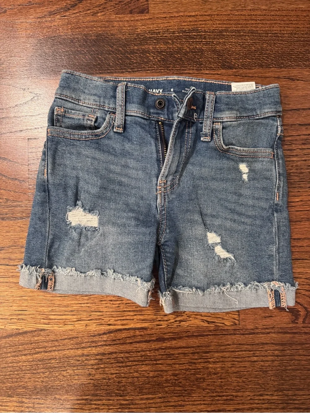 Kids Pink, Jean & Rust Casual Shorts Trio - 3-Pack